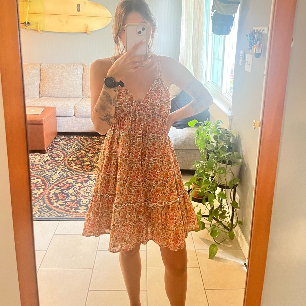 Floral mini dress